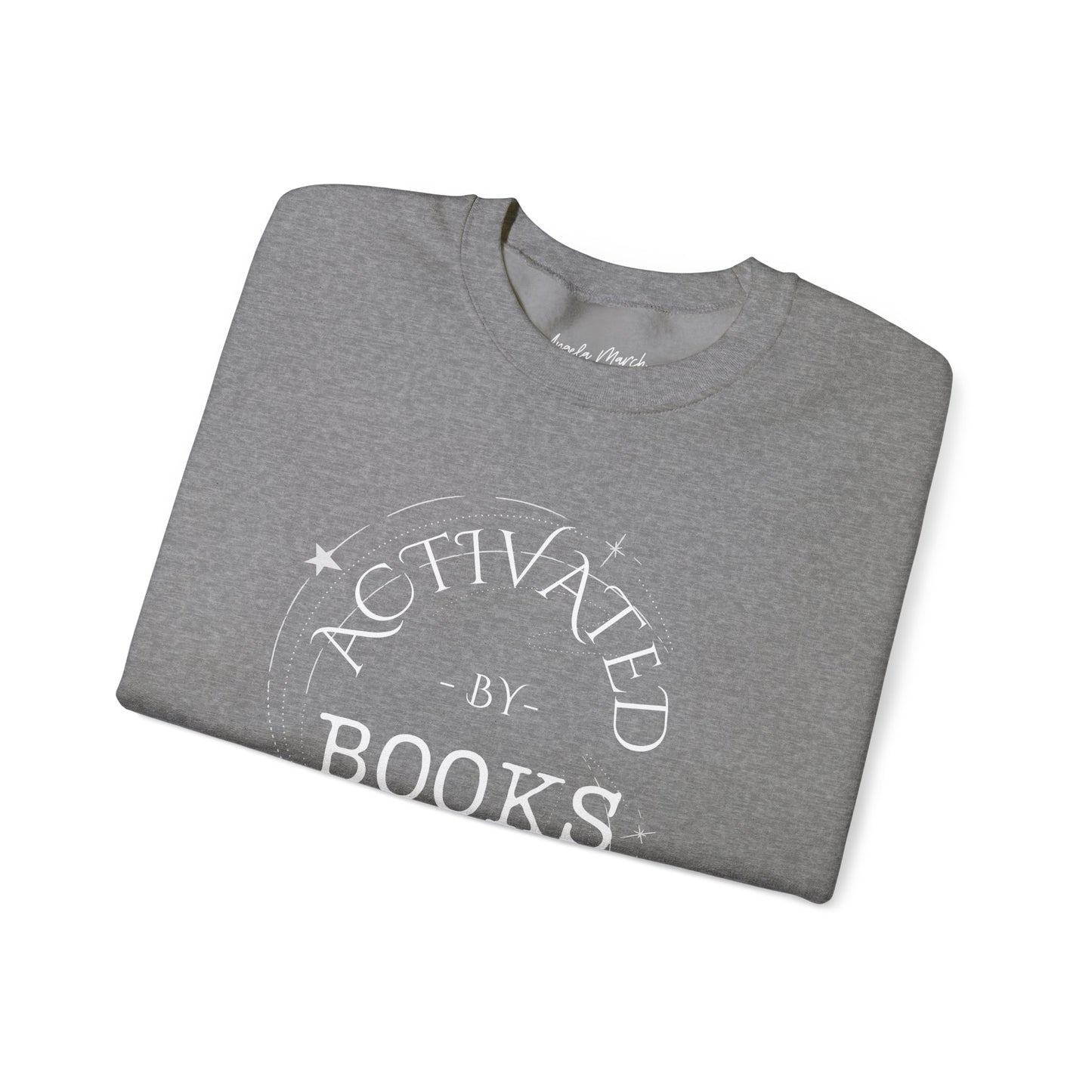 The Original Activated by Books and Wine Sweat Shirt Unisex Heavy Blend™ Crewneck Sweatshirt