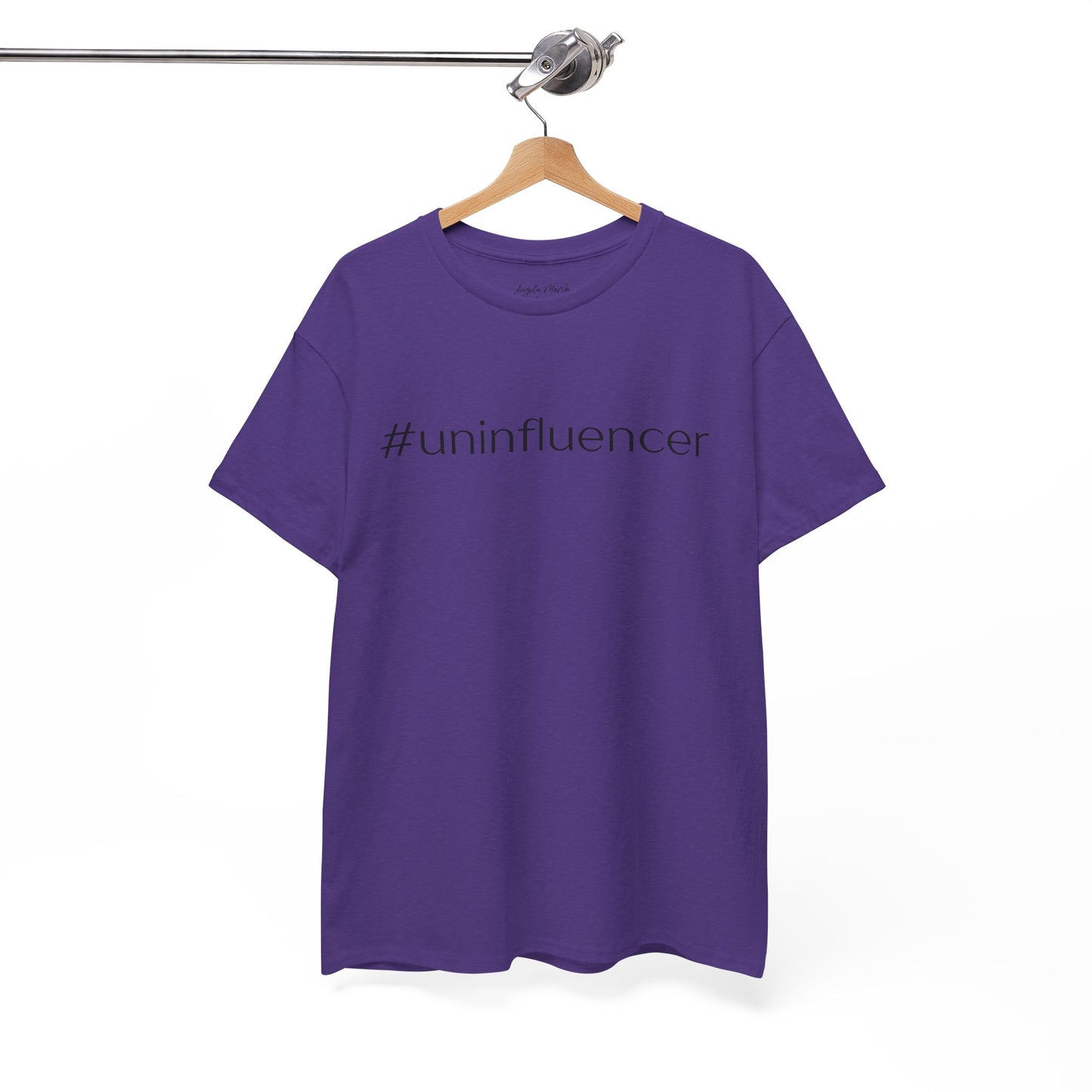 #Uninfluencer Unisex Cotton Tee – Trendy and Comfortable Casual Wear