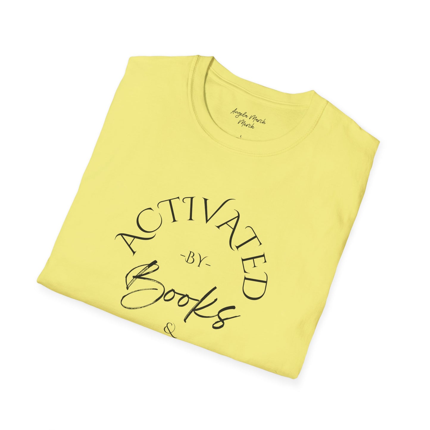 Activated by Books & Tattoos Unisex Softstyle T-Shirt