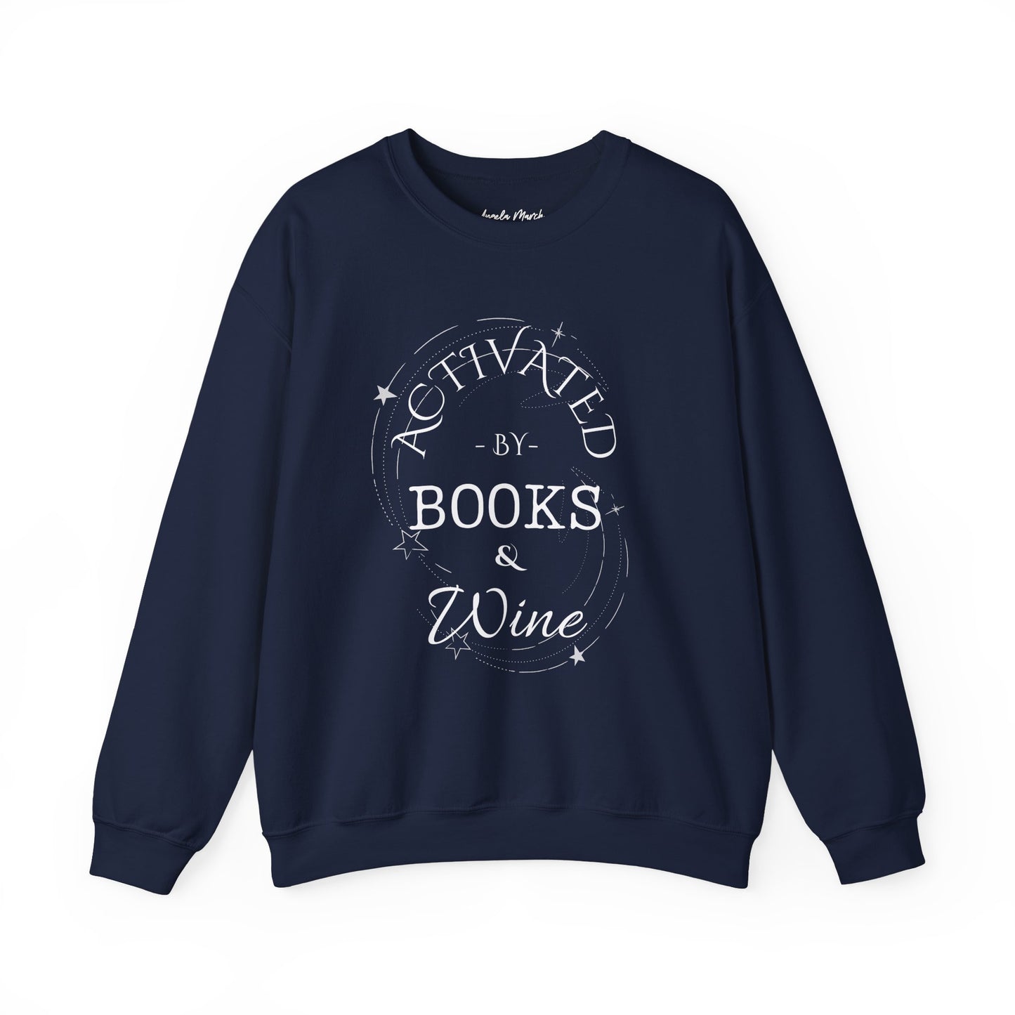 The Original Activated by Books and Wine Sweat Shirt Unisex Heavy Blend™ Crewneck Sweatshirt