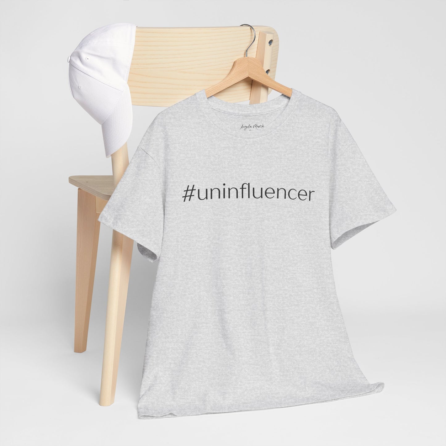 #Uninfluencer Unisex Cotton Tee – Trendy and Comfortable Casual Wear