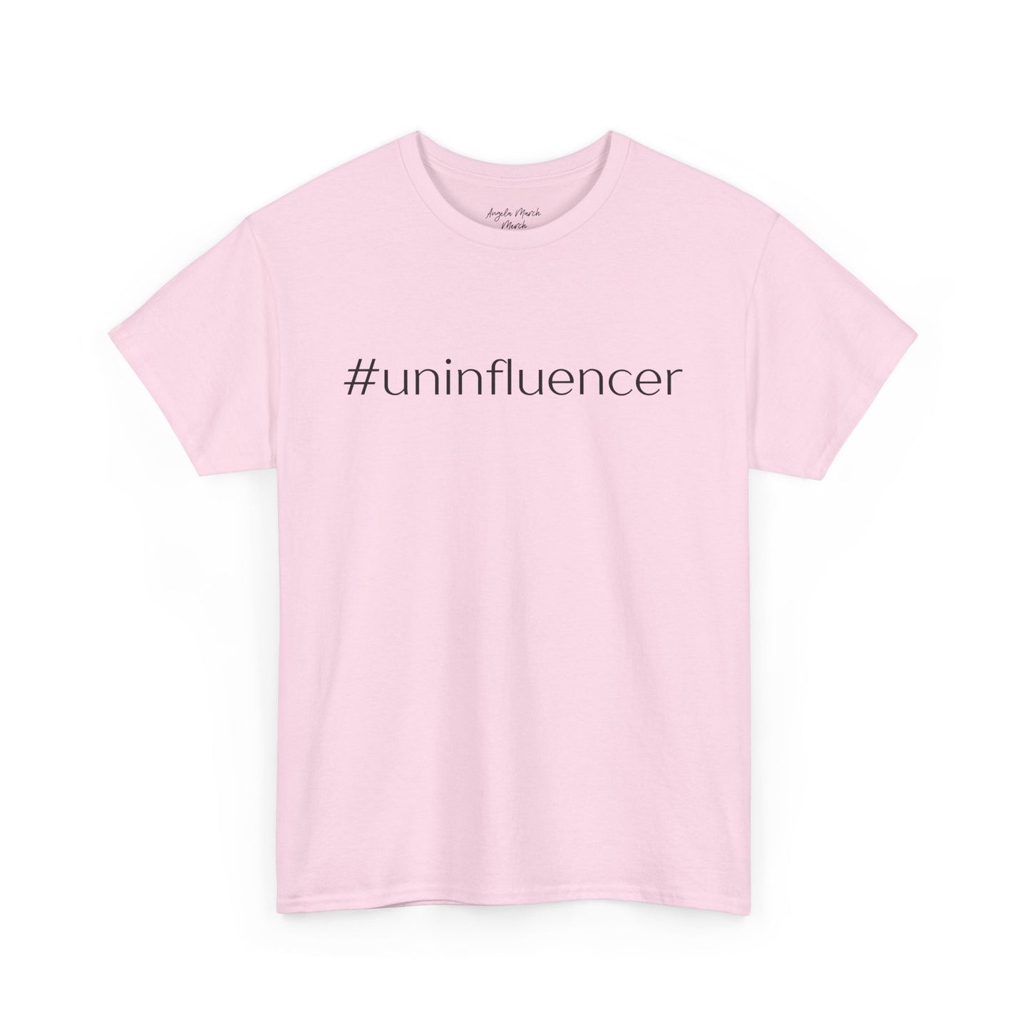 #Uninfluencer Unisex Cotton Tee – Trendy and Comfortable Casual Wear